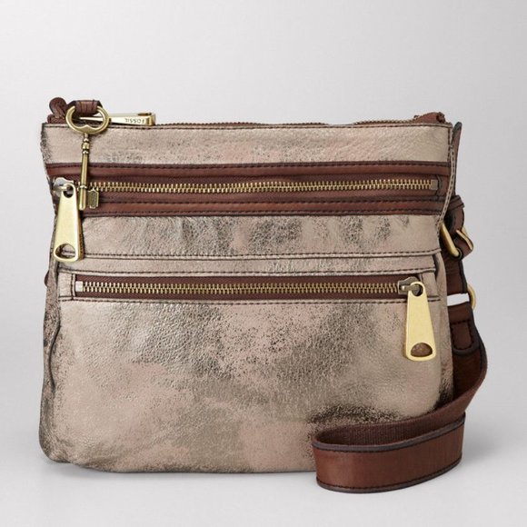 Fossil Handbags - Fossil | "Explorer" Metallic Cross-Body Bag 🤩